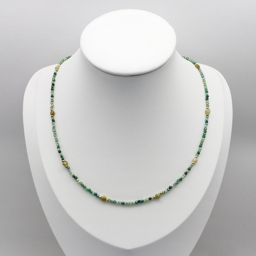 Dainty Style Green Garnet The Forest Spirit Necklace