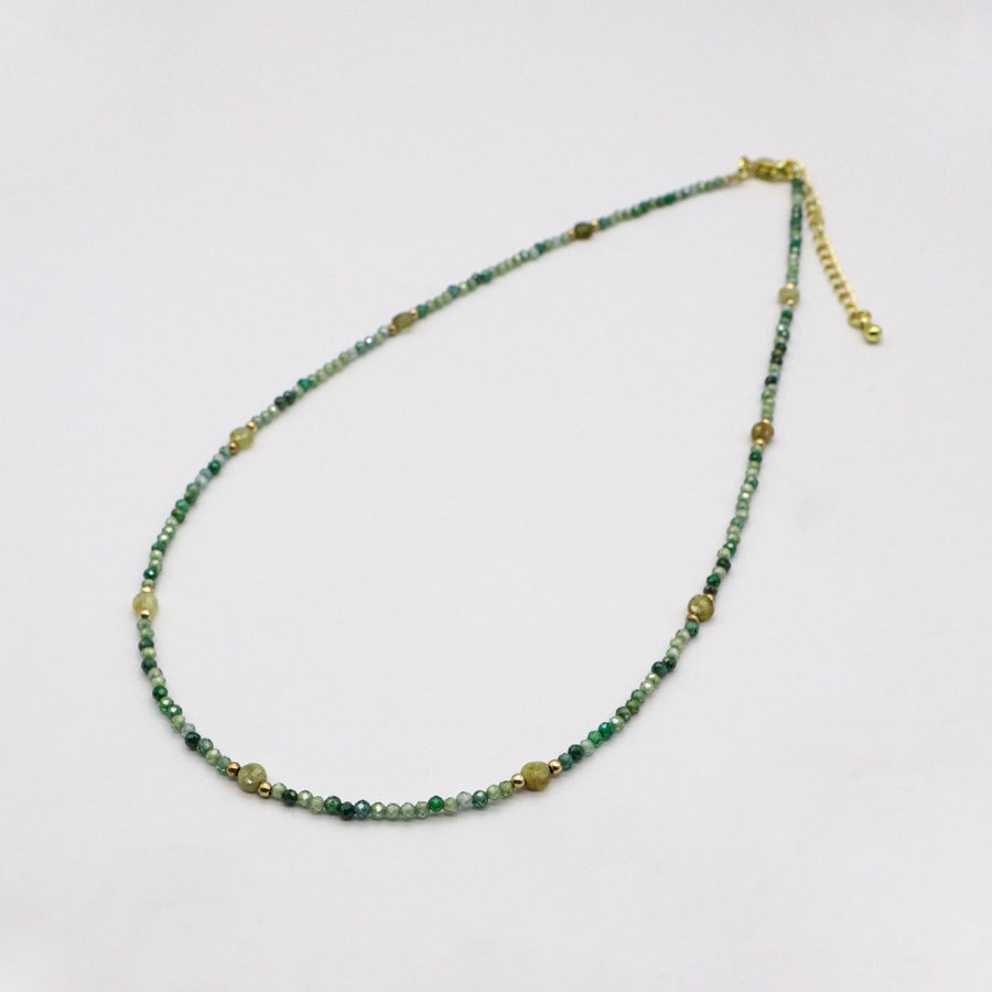 Dainty Style Green Garnet The Forest Spirit Necklace