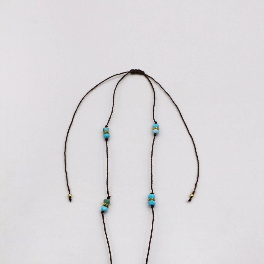 Bohemian Style Turquoise Handmade Necklace