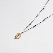Bohemian Style Turquoise Handmade Necklace