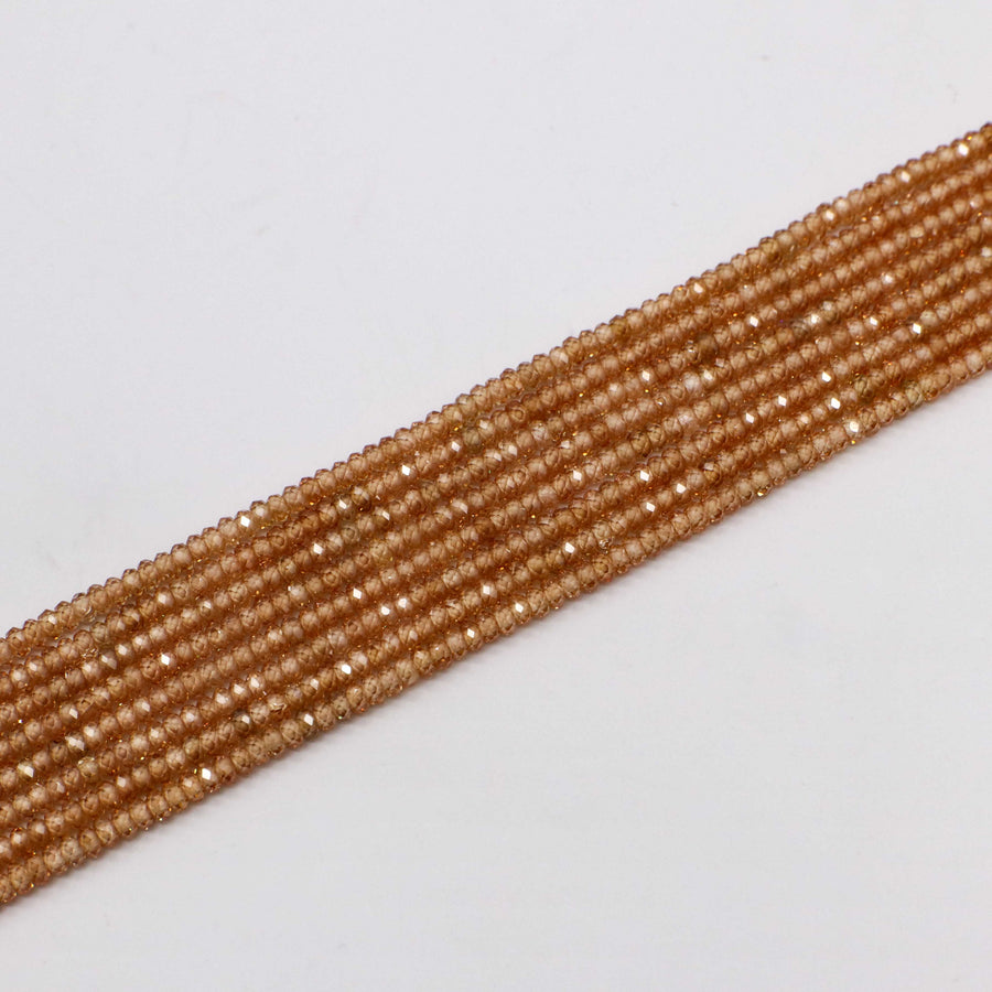 Contas de pedra naturais redondas de 2 mm facetadas para preço de material de design de joias para 5 fios