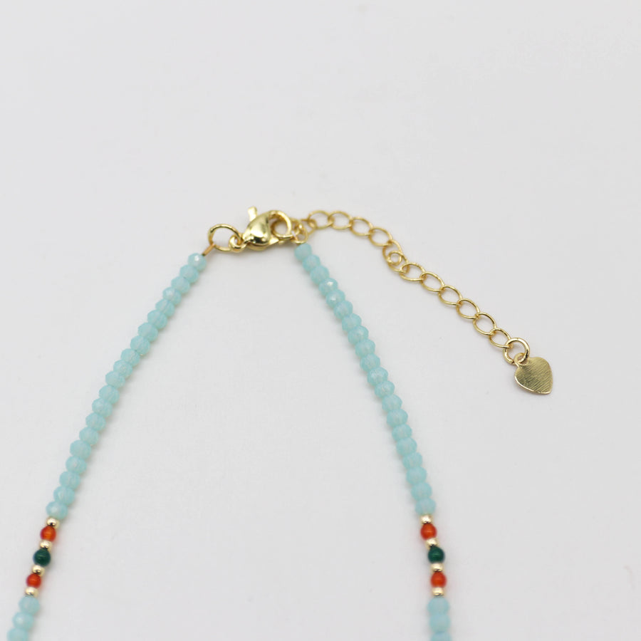 Nice 8mm Red Agate Classic Style Necklace & Bracelet Set