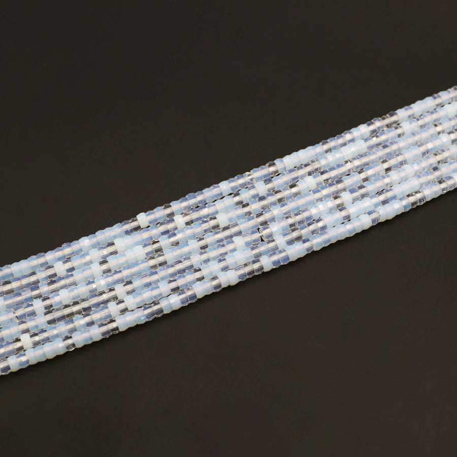 Contas de pedra naturais redondas de 2 mm facetadas para preço de material de design de joias para 5 fios