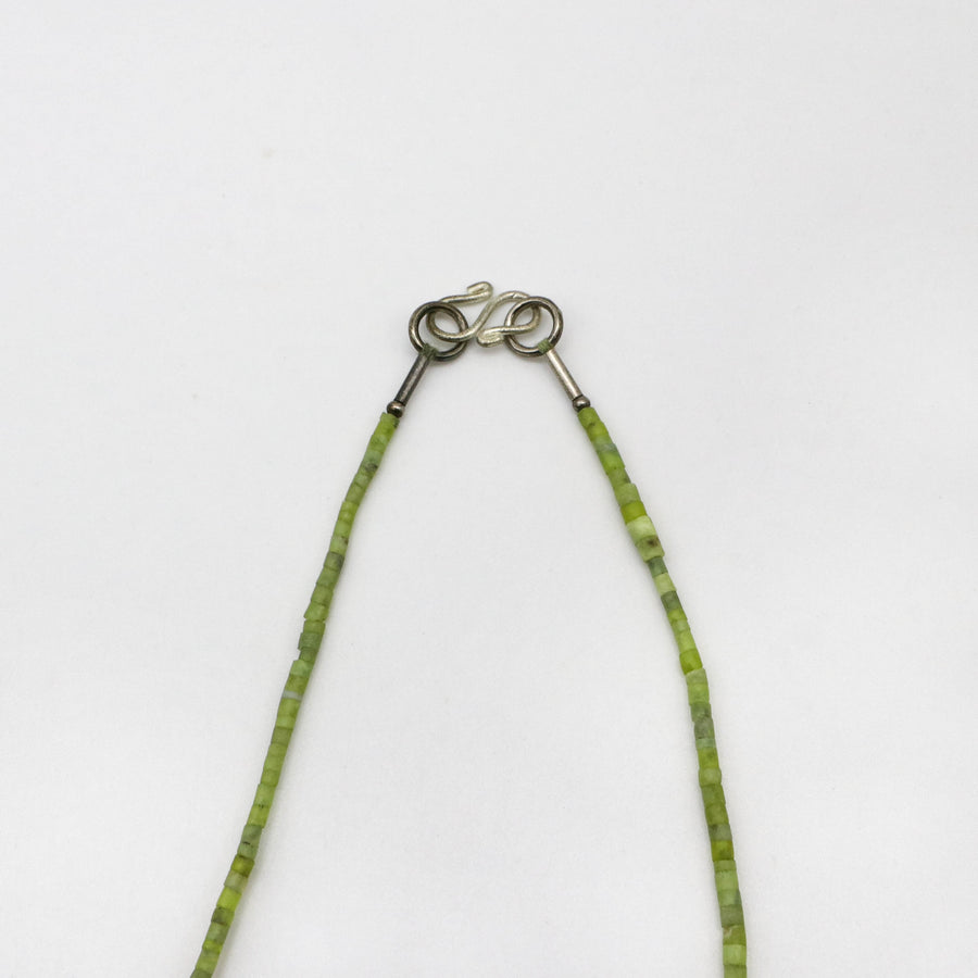 Lemon Jade Necklace Indian Style