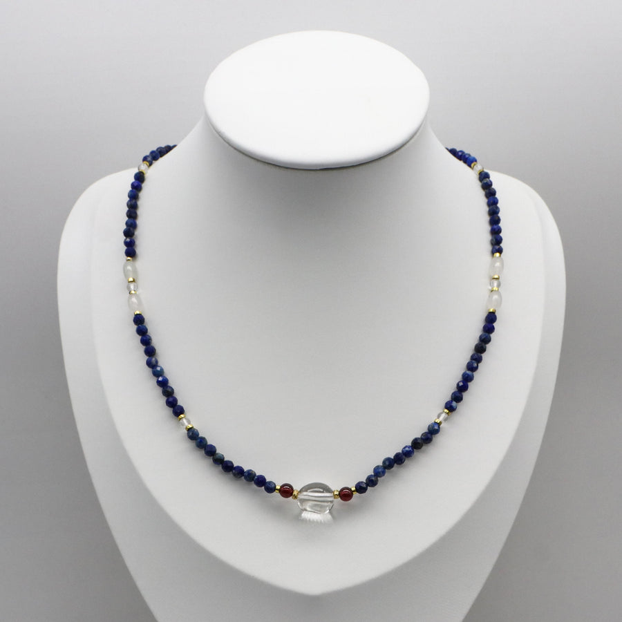 Vintage Fashion Irregular Pearl With Wooden Beads Necklace