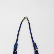 Lapis And Turquoise Heishi Necklace African Tribal Style