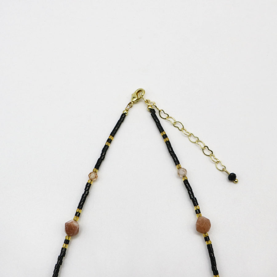 Retro Style Chips Tourmaline Necklace