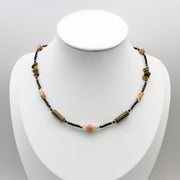 Retro Style Chips Tourmaline Necklace