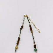 Vintage Fashion Chrysoprase Beads Necklace