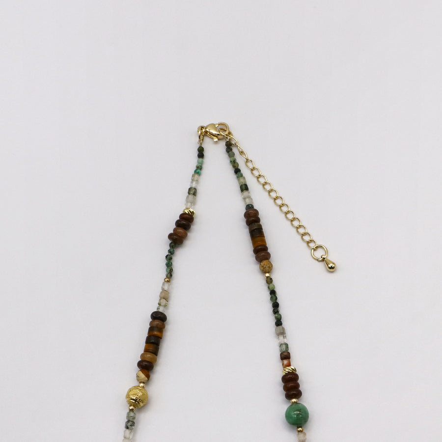 Vintage Fashion Chrysoprase Beads Necklace
