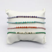 Boho Multicolor Natural Stone Layered Colorful Braided Bracelets [B134]