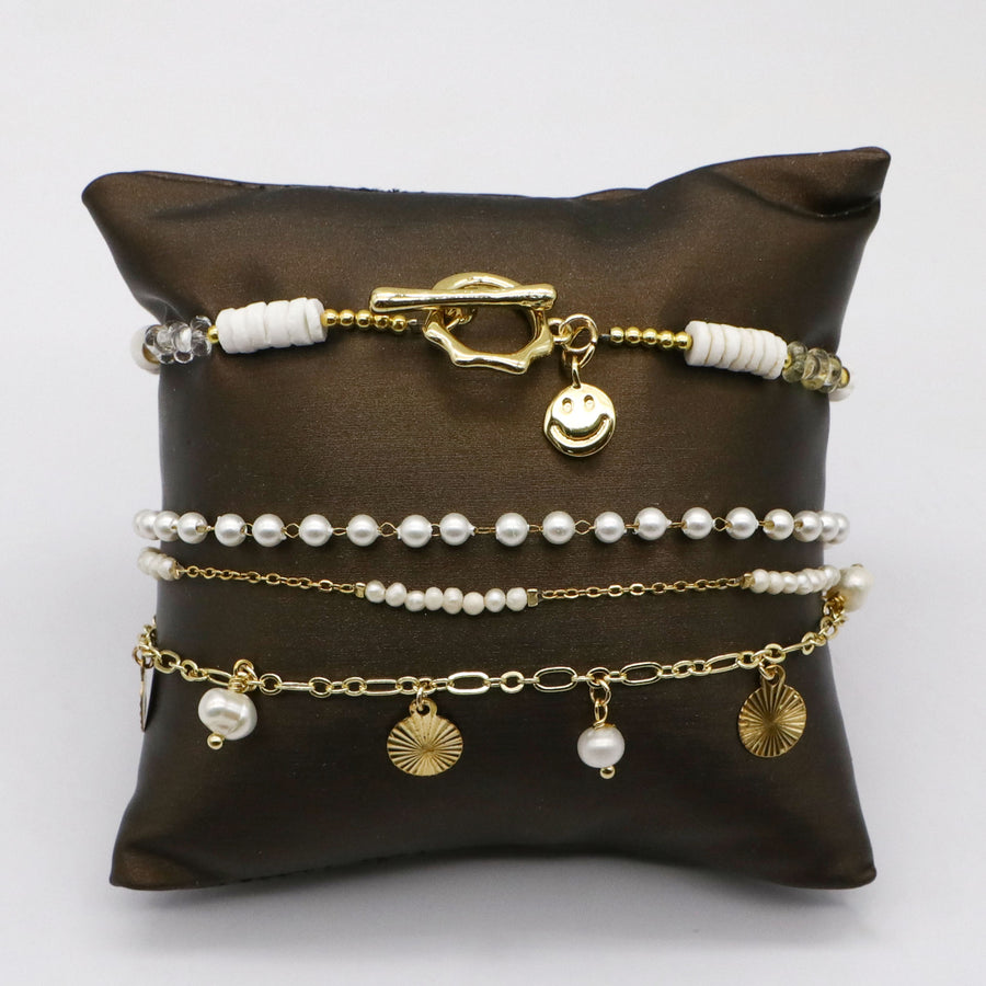 Summer Style Pearl Bracelet Set [B149]