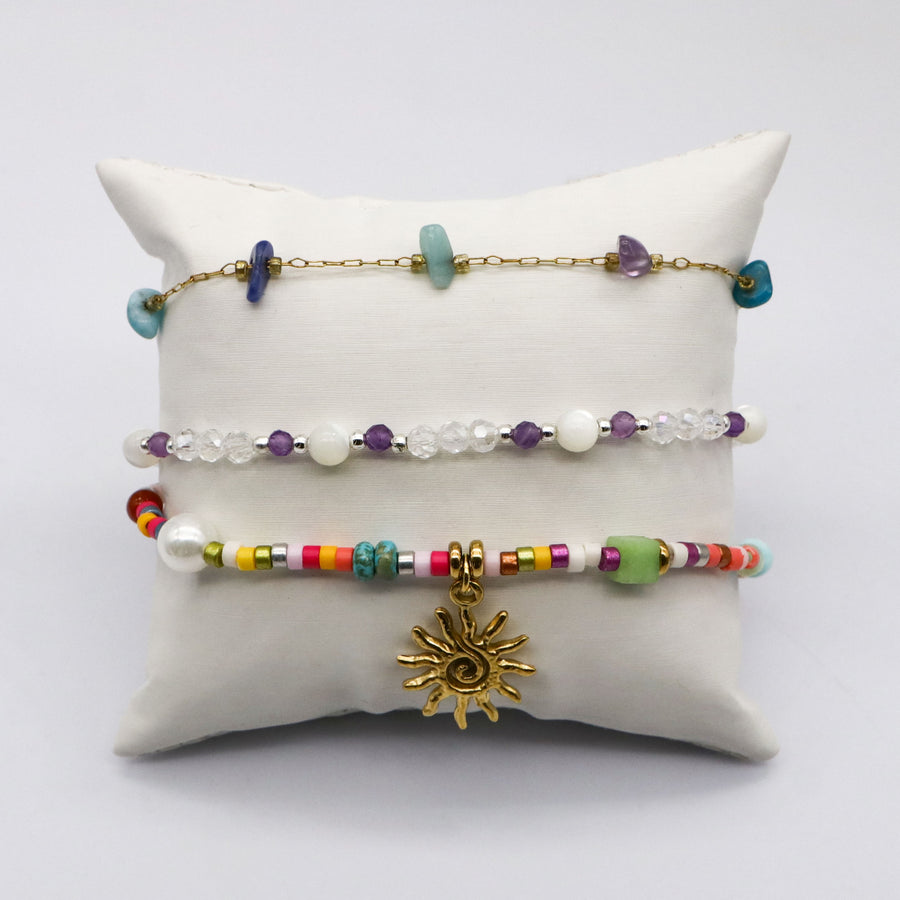 Colorful Boho Beaded Bracelet  [B172]