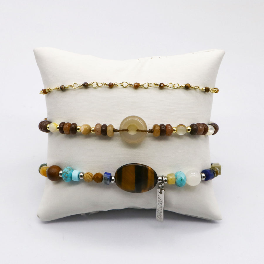 Dreamy Combination of Natural Stone Bracelet [B173]