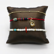National Style Colorful Woven Bracelet Set