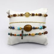 Multicolor Gemstone Bracelet Sets [B187]