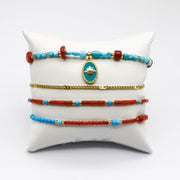 Zang Nationality Ethnic Bracelet Set [B191]
