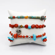 Tropical Colorful Beaded Bracelet Set [B198]