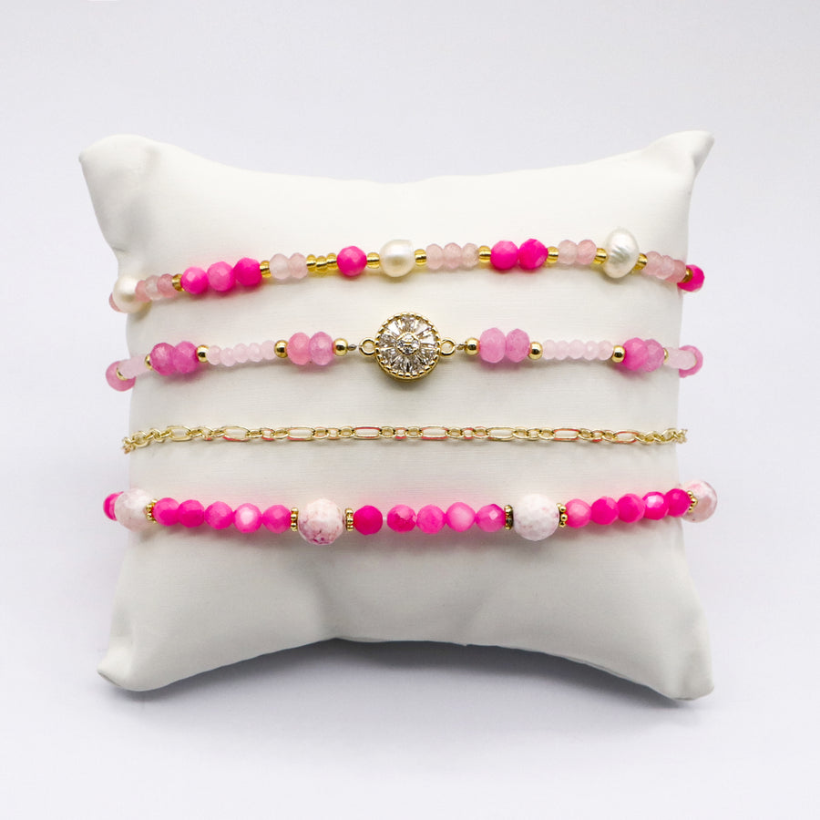 Pink Lady Fashion Bracelet [B207]