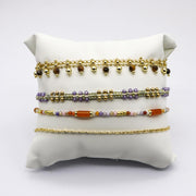 Bohemia CZ and Tiger Eye Bracelet   [B220]