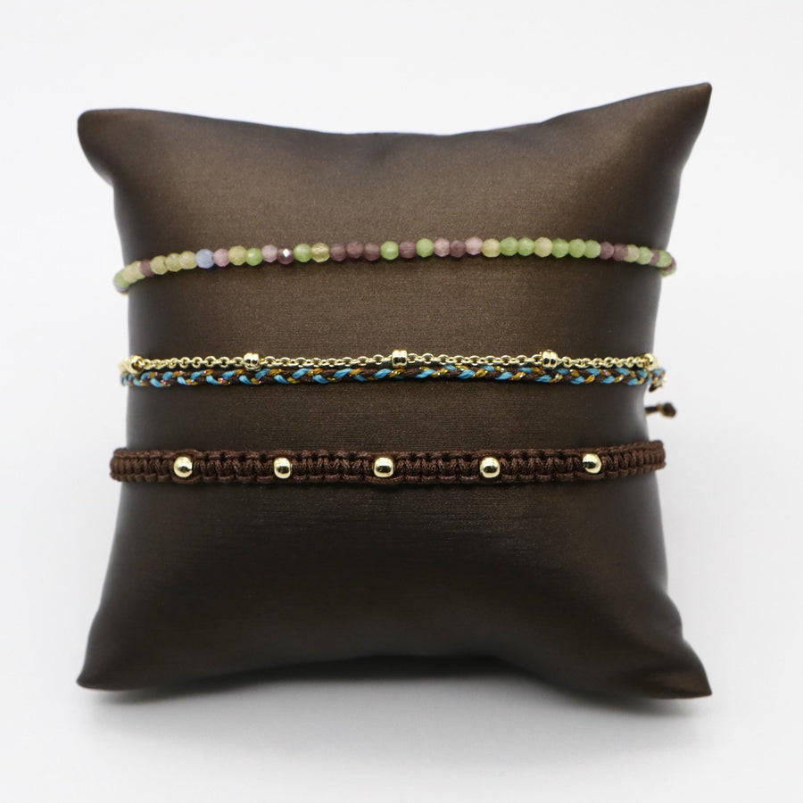 Exquisite And Simple Woven Bracelet Set