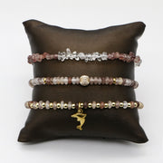 Simple Style Irregular Crystal Bracelet Set