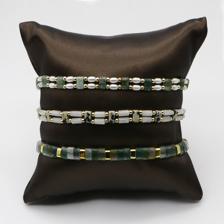 Bohemian Style Mix Stone Creative Wristband