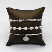 Vintage Style Irregular Stone Bracelet Set