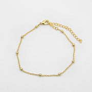 Boho Layered Yellow Beaded With Butterfly Bracelet