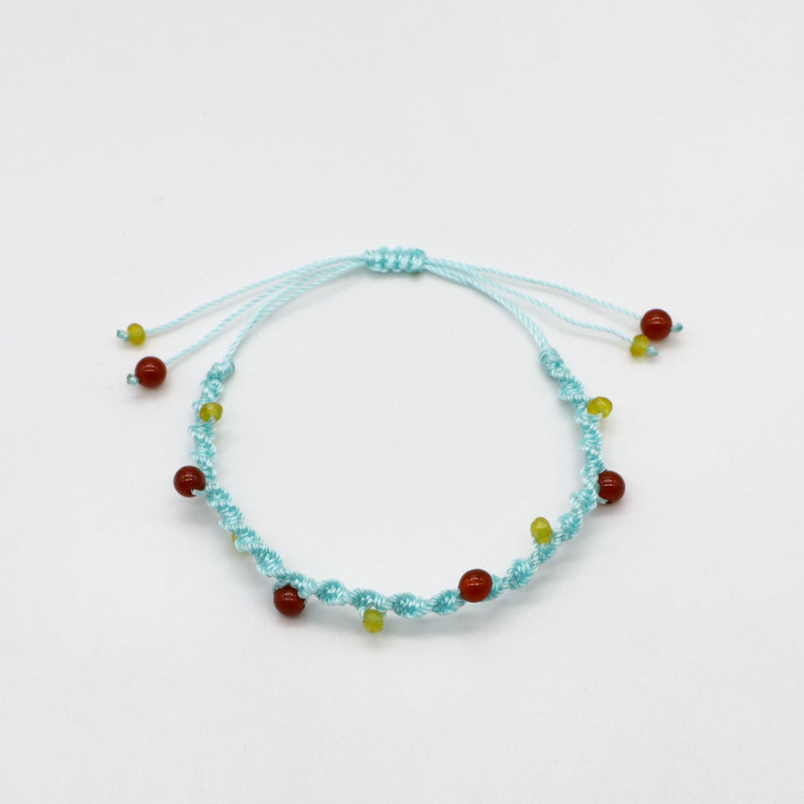 Ocean Blue Style Handmade Woven Bracelet Set