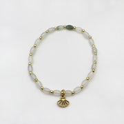 Bohemia Style Irregular Pearl And Gemstone Bracelet Set