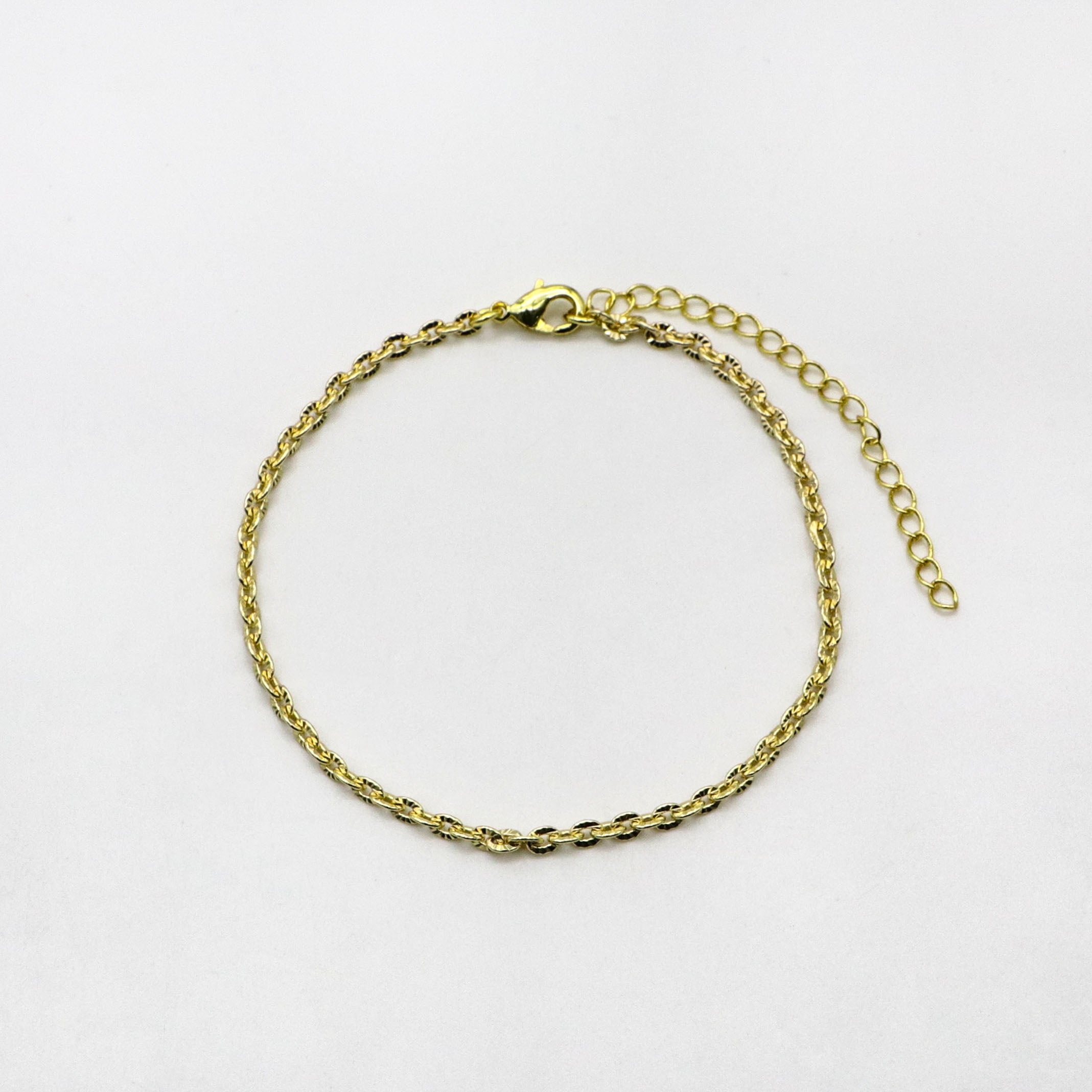 Bohemian Style MOP Flower With Chain Bracelet Set