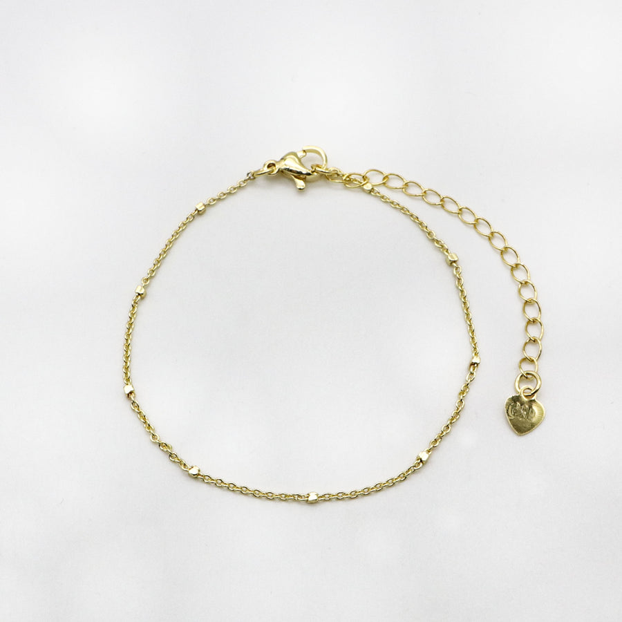 Boho Bracelet Set Natural Stone  Gold Layered Jewelry with Moon Charm for Lady [B115]