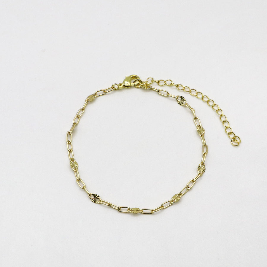 Pink Flower-shaped Handmade Woven Bracelet Set