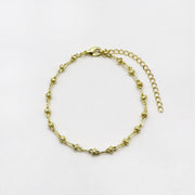 Autumn Vibe Warm Orange Woven Bracelet Set