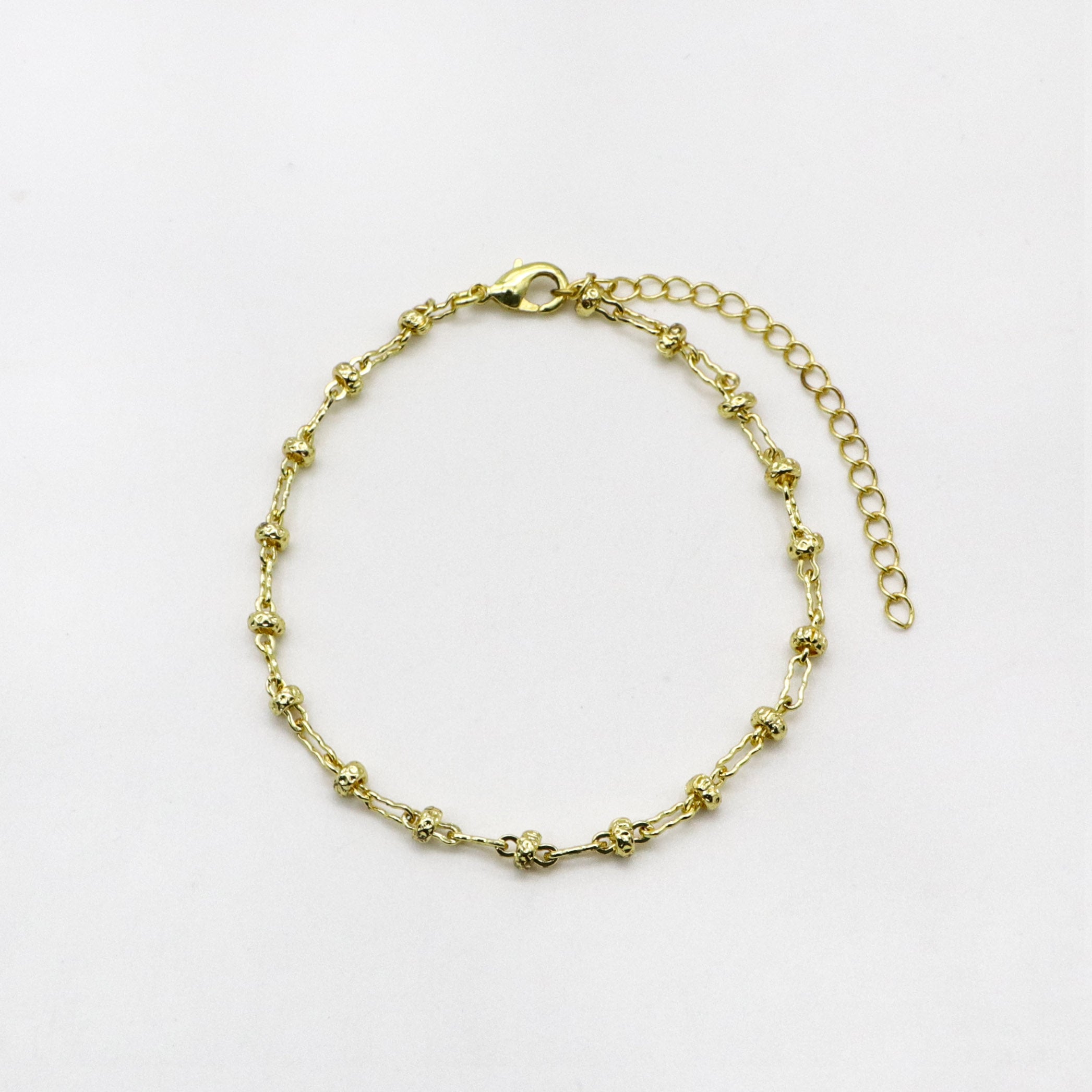 Boho Layered Baroque Pearl Chain Bracelet