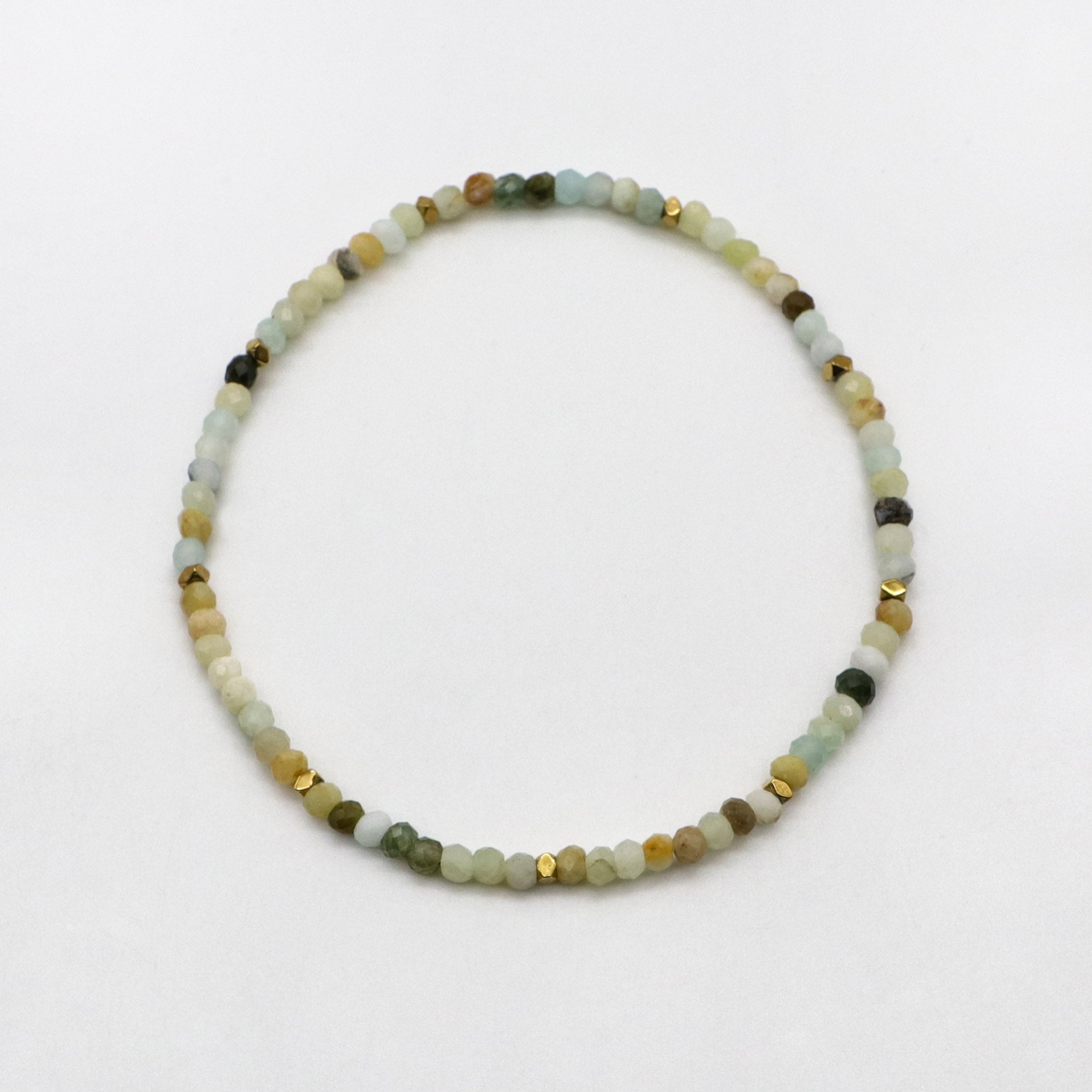 Bohemian Style Amazonite Handmade Woven Bracelet Set