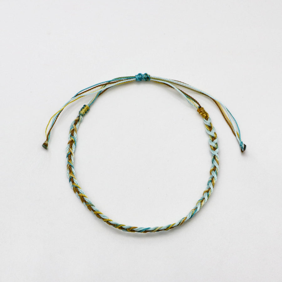 Bohemian Style Amazonite Handmade Woven Bracelet Set