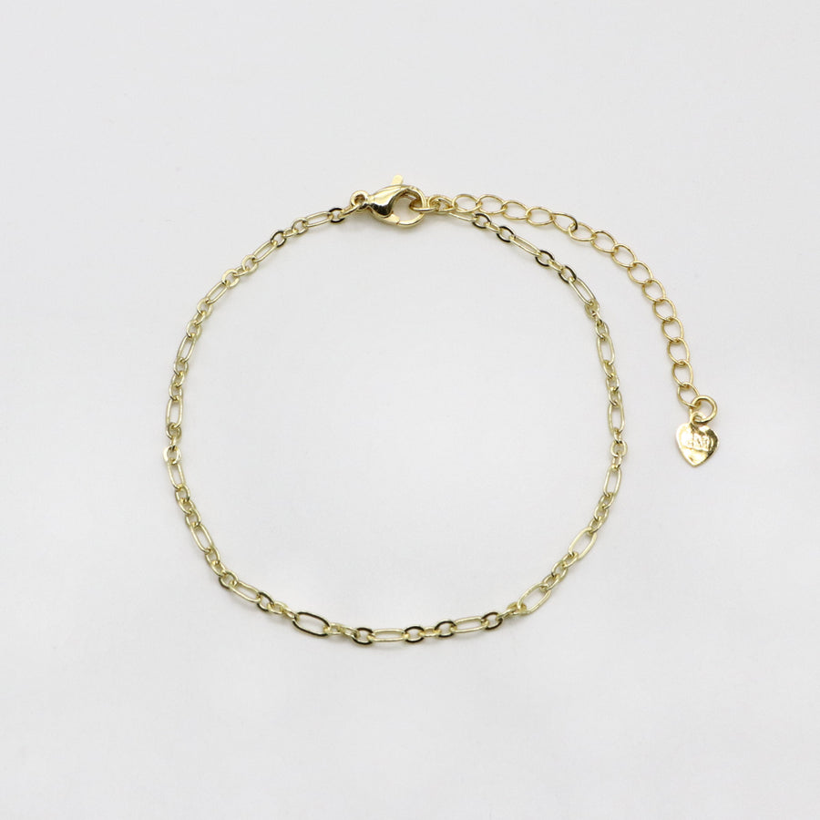 Minimalist Pearl and Smoky Quartz Stack Bracelet Set [B120]