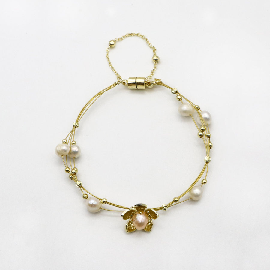 Luxurious And Elaborate Flower Handmade Woven Bracelet Set