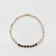 Pink Flower-shaped Handmade Woven Bracelet Set