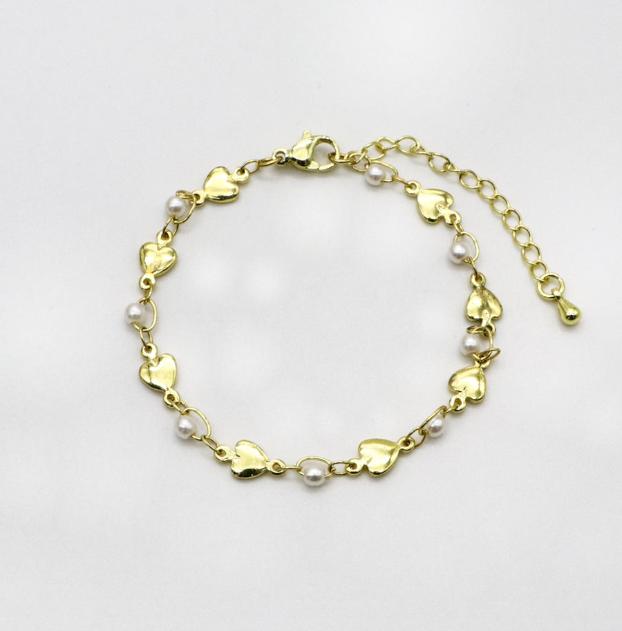 Boho Layered Freshwater Pearl  Woven Bracelet