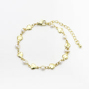 Ocean Series Pearl and Shell Bracelet [B153]