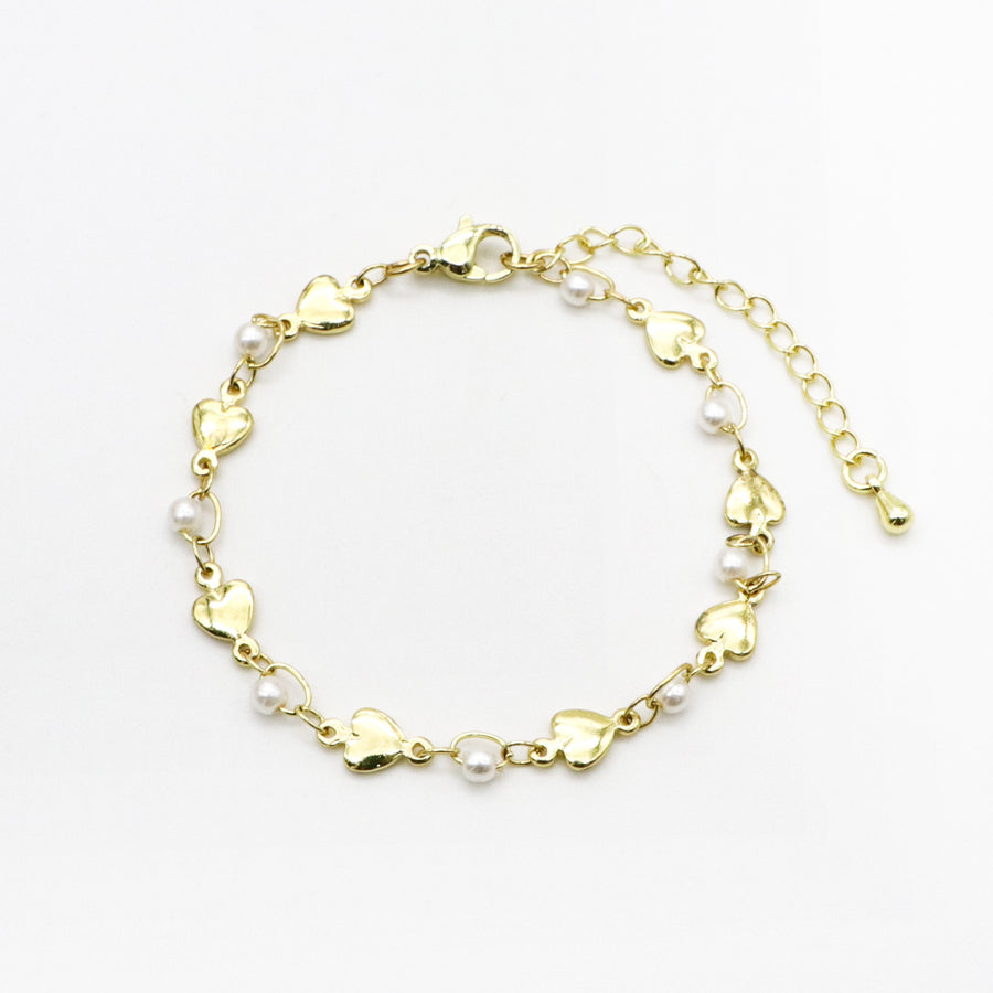 Ocean Series Pearl and Shell Bracelet [B153]