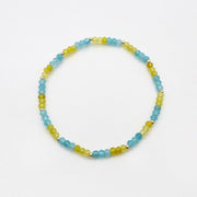 Boho Layered Colorful Gemstone Macrame Bracelet