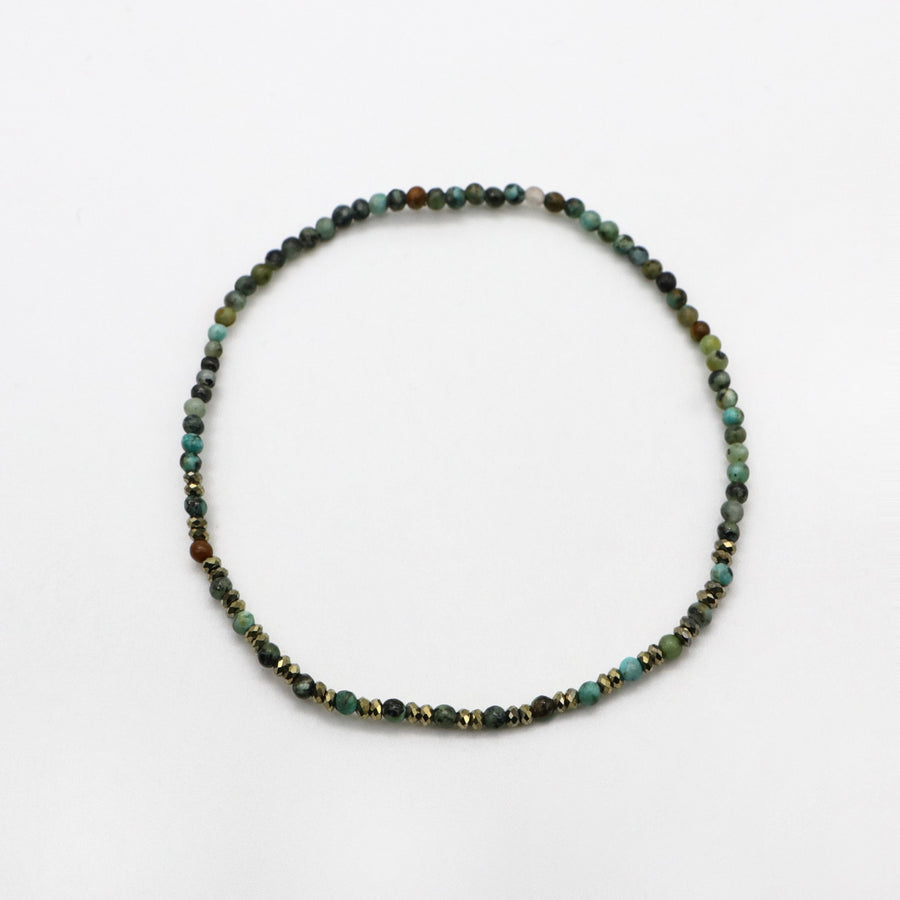 Simple Style Small Bead Luxurious Bracelet Set