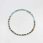 Simple Style Small Bead Luxurious Bracelet Set