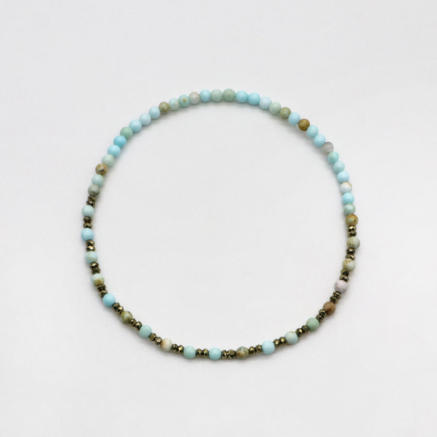 Simple Style Small Bead Luxurious Bracelet Set