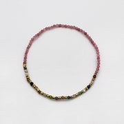 Simple Style Small Bead Luxurious Bracelet Set