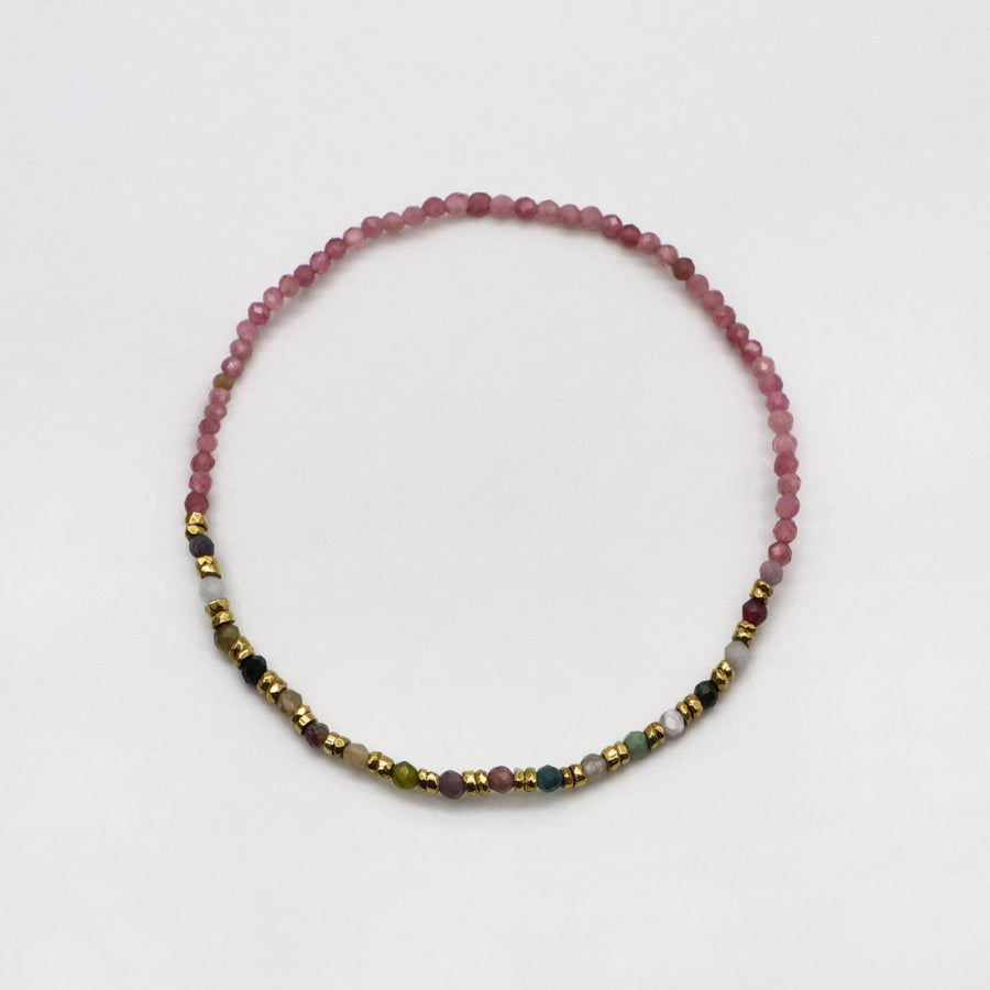 Simple Style Small Bead Luxurious Bracelet Set